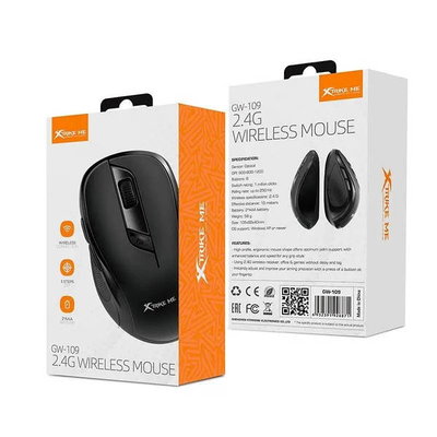 Mouse Inalámbrico 2.4G GW-109 con Botones Laterales