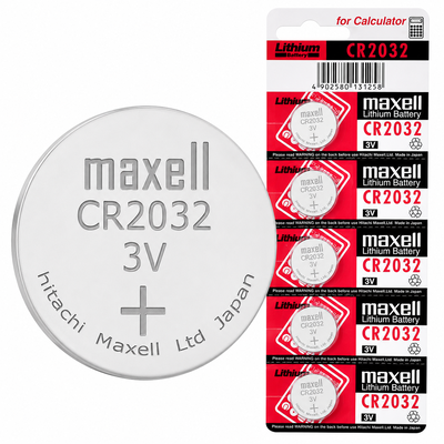 Pila Botón Maxell CR2032 3V Litio