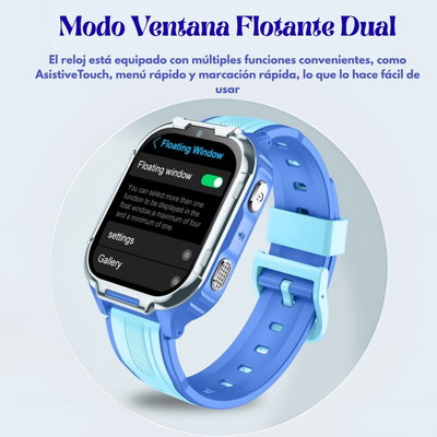 Reloj Smart Niños 4g Gps Sos Video Llamada Whatsap, Tik Tok