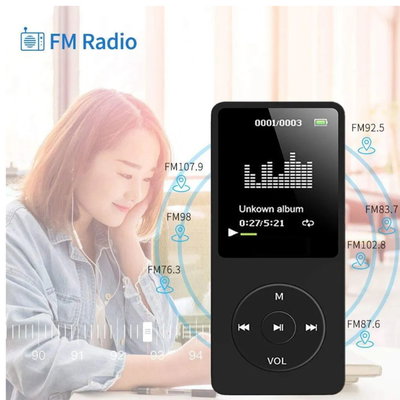 Reproductor Mp3 Mp4 32g Bluetooth, Fm Radio Grabadora De Voz