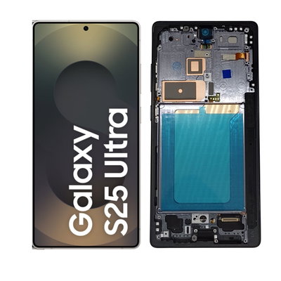 Modulo Para Samsung S25 Ultra 5g Oled Con Marco Con Huella