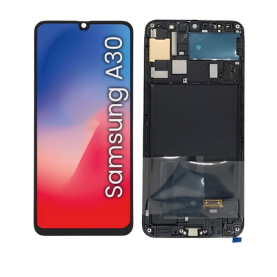 Modulo Display Para Samsung A30 A305 F Marco Calida Amoled 