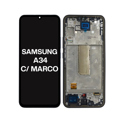 Módulo Compatible Samsung A34 4g Lcd Táctil Repuesto Negro