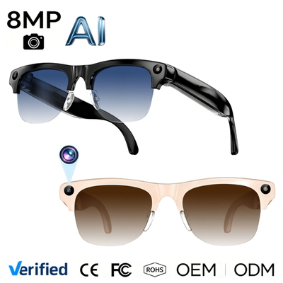 Gafas inteligentes con IA M96 cámara HD de triple lente 290mAh