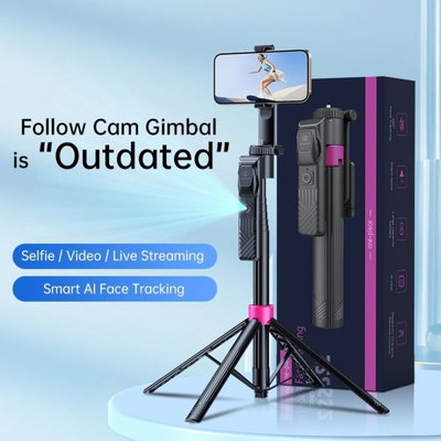 Trípode SS2 Selfie Stick Plegable Seguimiento Facial para Transmisión en Vivo