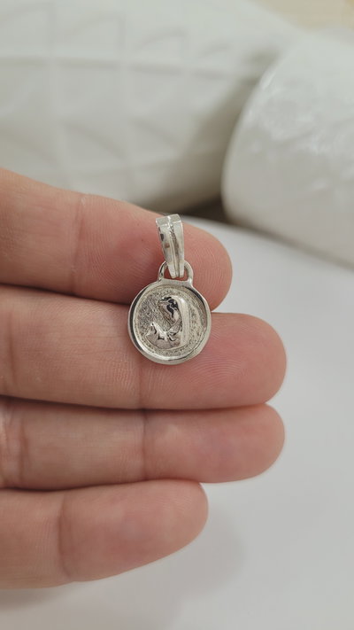 Medalla de plata Virgen Niña