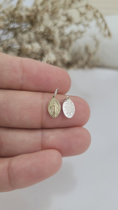 Medalla de Plata Milagrosa Combinada