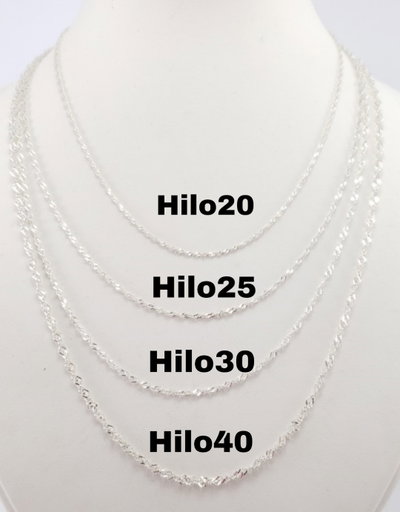 Cadenas Singapur Hilo 20