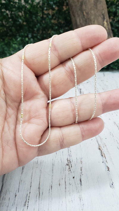 Cadena de Plata Combinada