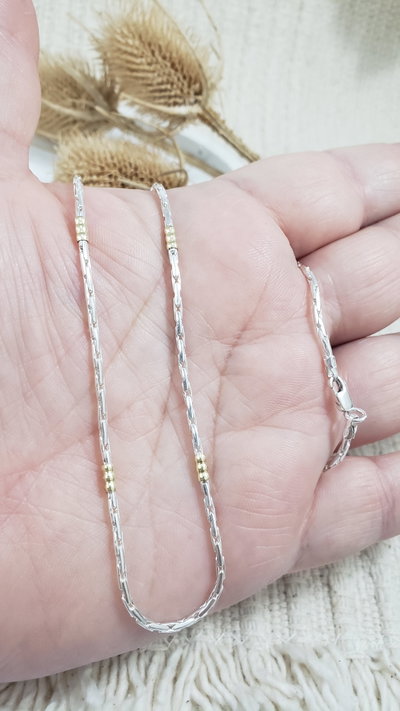 Cadena de Plata Combinada