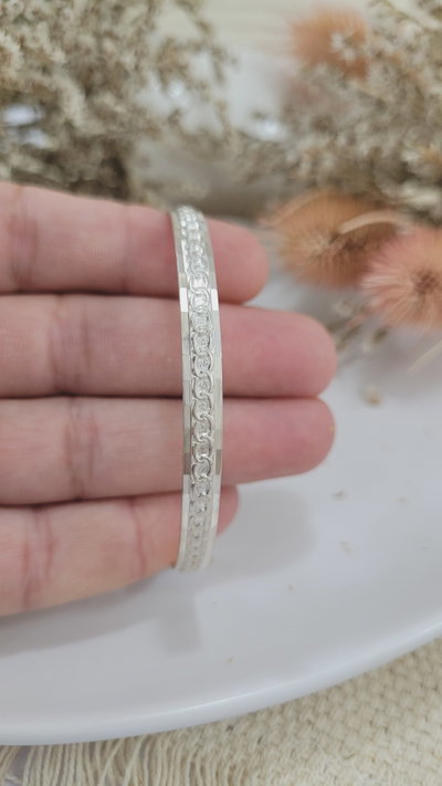 Pulsera de Plata Cincelada (PESC1014/7690)