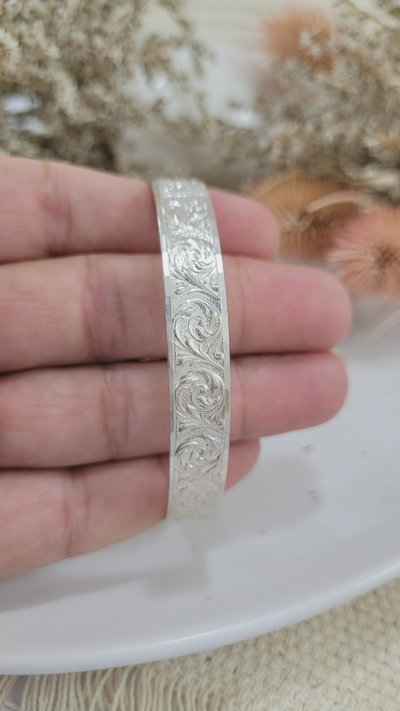 Pulsera de Plata Cincelada (PESC1010/12130)