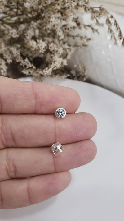 Dije de Plata Pasante 6mm(DI1244/0300)