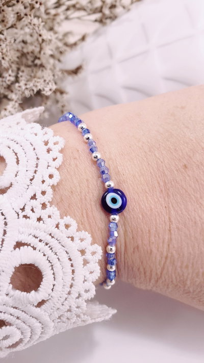 Pulsera de Plata Cristalitos (PULCT1171/1010)