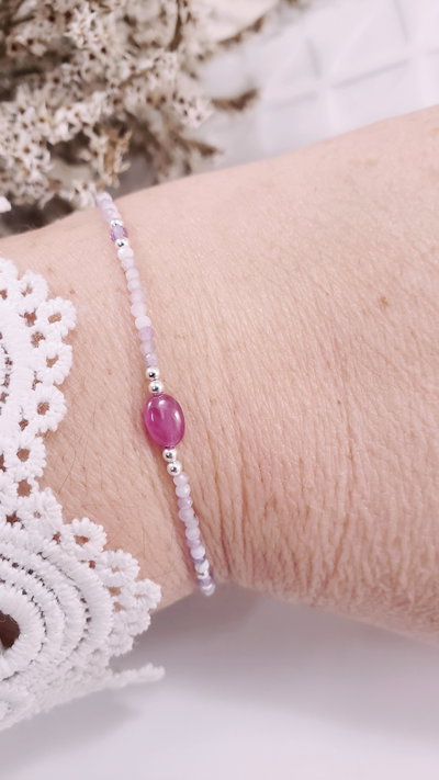 Pulsera de Plata Cristalitos (PULCT1169/1080)