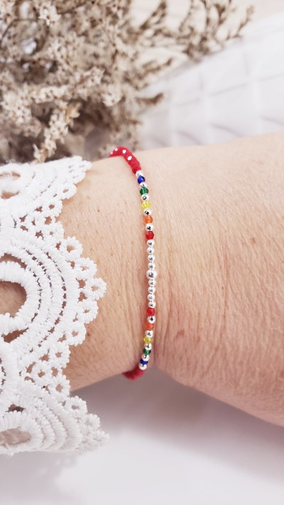 Pulsera de Plata Cristalitos (PULCT1168/0650)