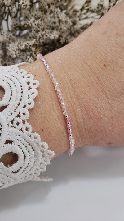 Pulsera de Plata con Cristales (PULCT1180/0970)