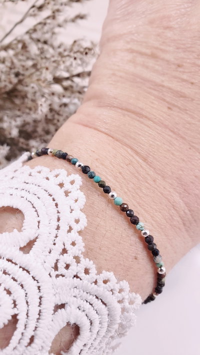 Pulsera de Plata con Cristales (PULCT1190/1060)