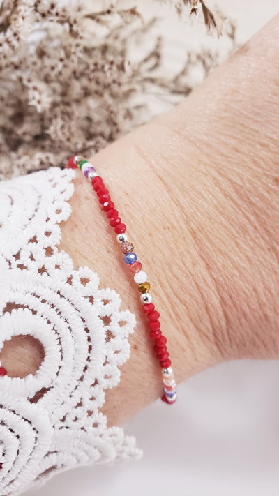 Pulsera de Plata con Cristales (PULCT1176/0970)