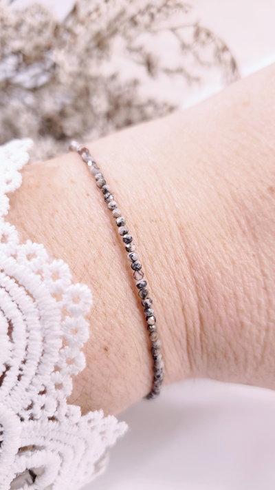 Pulsera de Plata con Cristales (PULCT1188/0775)