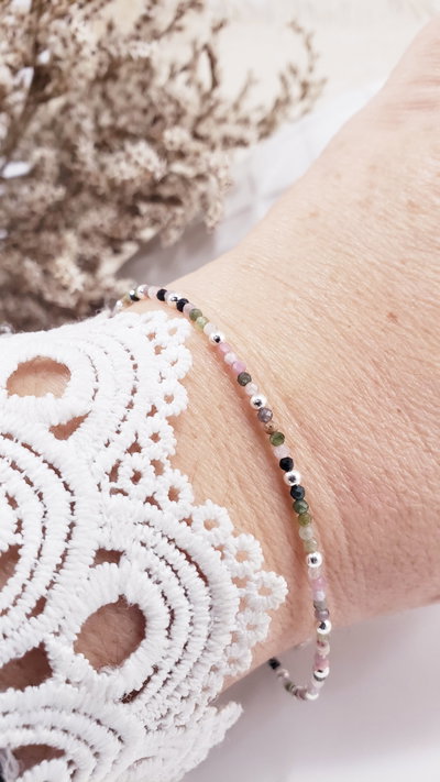 Pulsera de Plata con Cristales (PULCT1182/1065)
