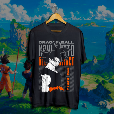 Remera unisex Goku Ultra instinto