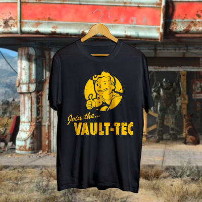 Remera unisex Fallout (vault tec)