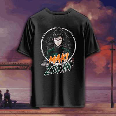 Remera unisex Maki Zenin (espalda)