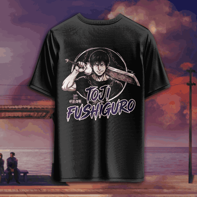 Remera unisex Toji Fushiguro (espalda)