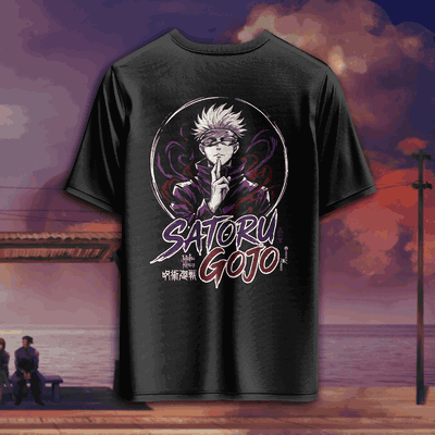 Remera unisex Satoru Gojo (espalda)