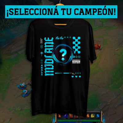 Remera campeón de LOL a elección