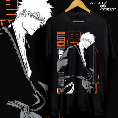 Remera Bleach Ichigo Minimalista Unisex