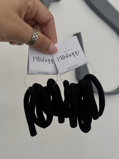 Set de 6 colitas negras Inf