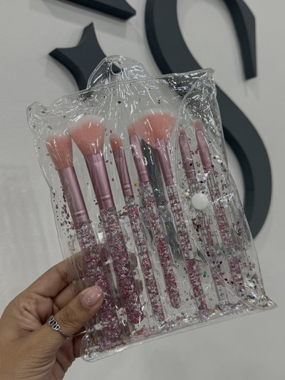 Brochas x7 Pétalos con neceser 