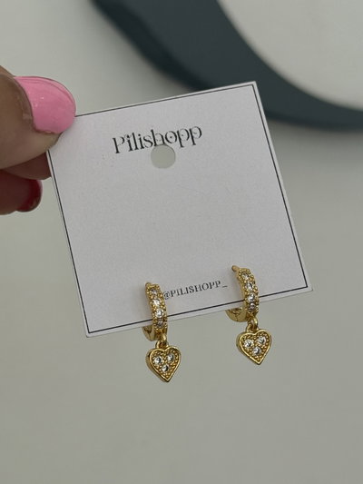 Argollas corazón golf A.D