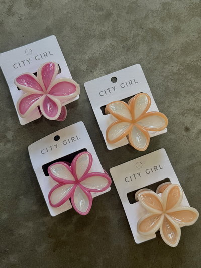 Broches flor cute city girl 