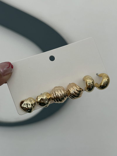 Set x3 aros chunky esenciales 