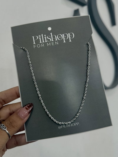 Cadena Tourbillon con bolitas Raw A.Q