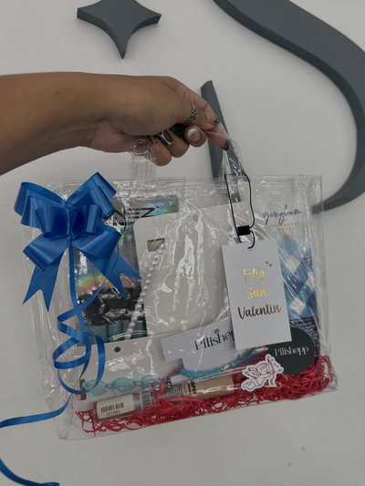 Bolsita PVC Love Blue 