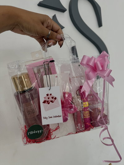 Bolsita PVC Love Pink 