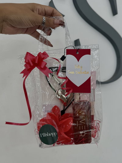 Bolsita PVC chica Love Red