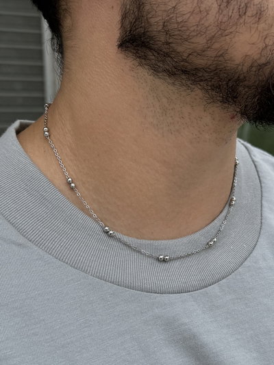 Cadena Doble Bolitas A.Q