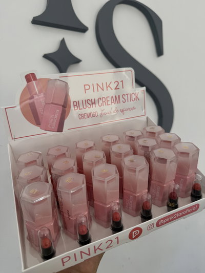 Rubor en barra cremoso Pink21