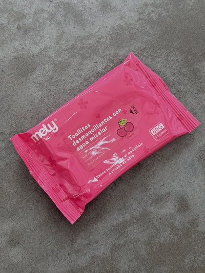 Toallitas Desmaquillantes con agua micelar Mely 