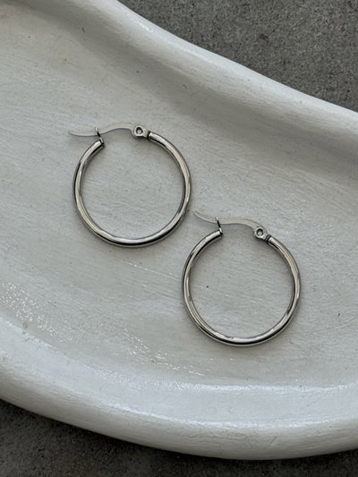 Argollas Lisas 2.5cm A.Q