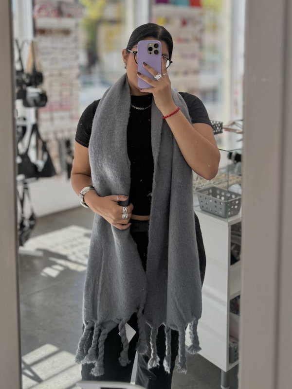 Mantón Ártico Gris 