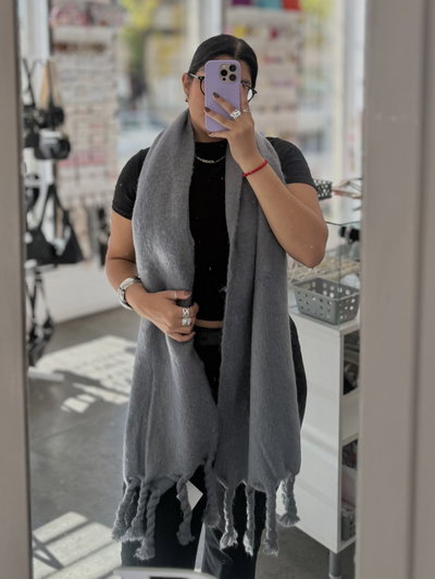 Mantón Ártico Gris 