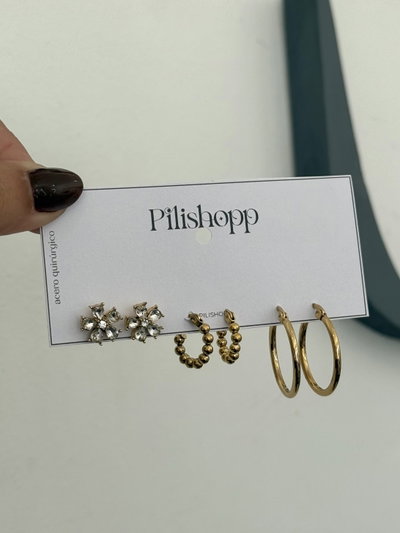 Set de Aros Esenciales Victoria A.D