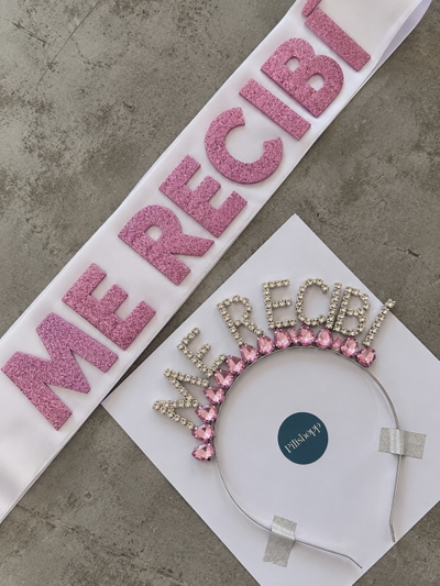 Vinchas Strass + Banda Personalizada