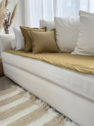 COMBO PILLOW DE 2x70cm + 2 ALMOHADONES DE 40x40cm